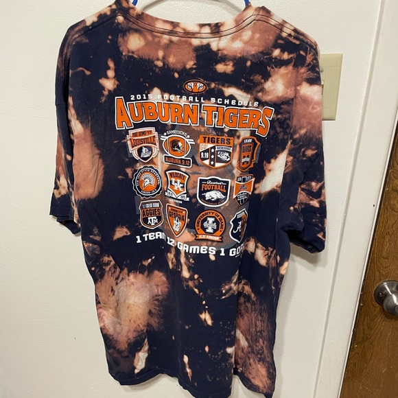 Auburn Tigers bleach dye T-shirt - Picture 2 of 3